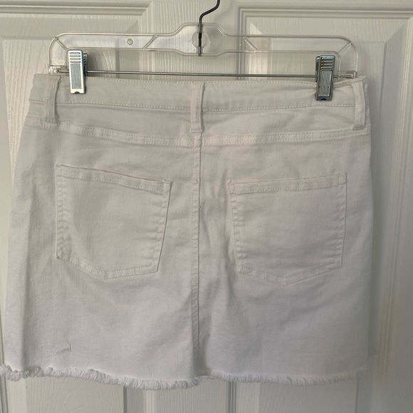 White Denim Skirt - Picture 4 of 4